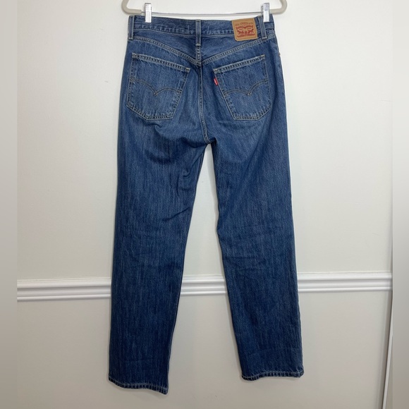 Levi's Low Pro Mid Rise Distressed Straight Jeans 29 - Picture 8 of 15